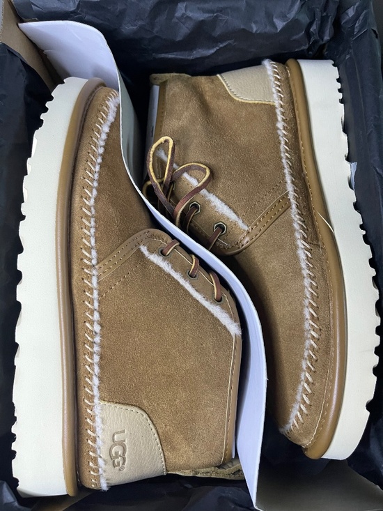 Ugg Australian Men’s Neumel Stitch Size 8 in Chestnut Color main image 9